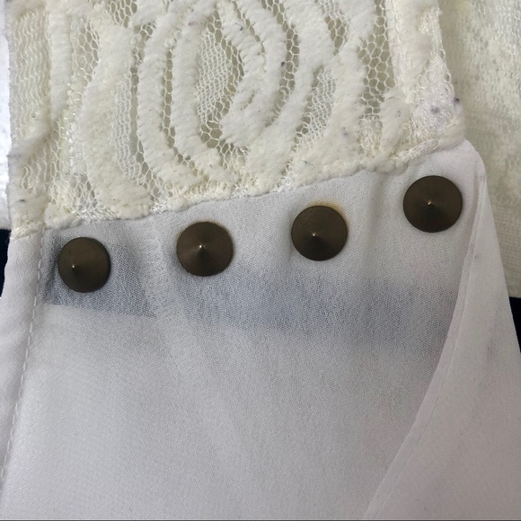 Studded Tank Top (White) - Picture 3 of 4